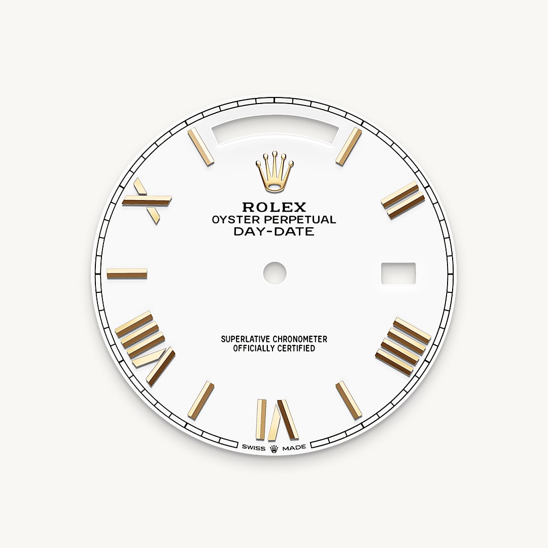 White dial