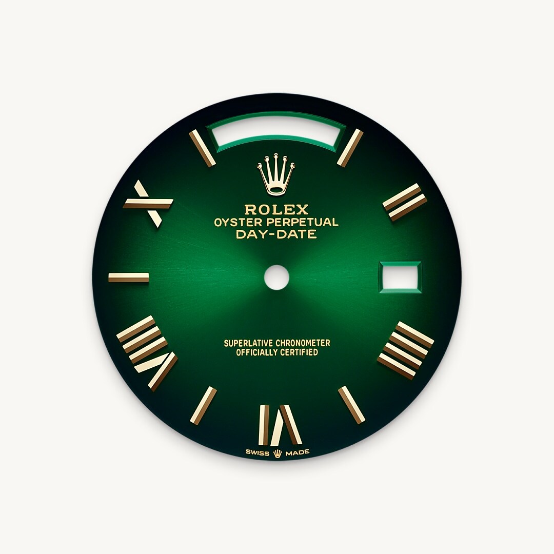 Green ombré dial
