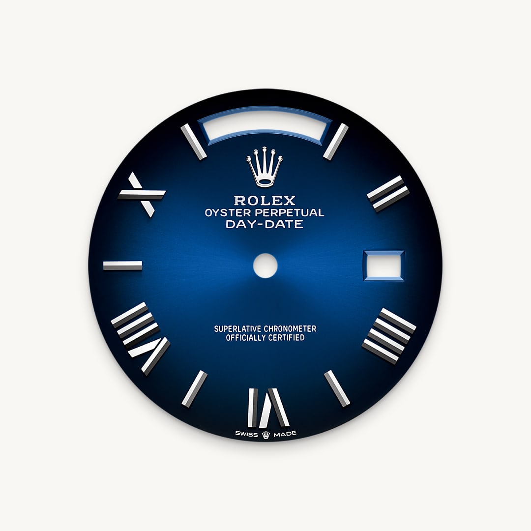 Blue ombré dial