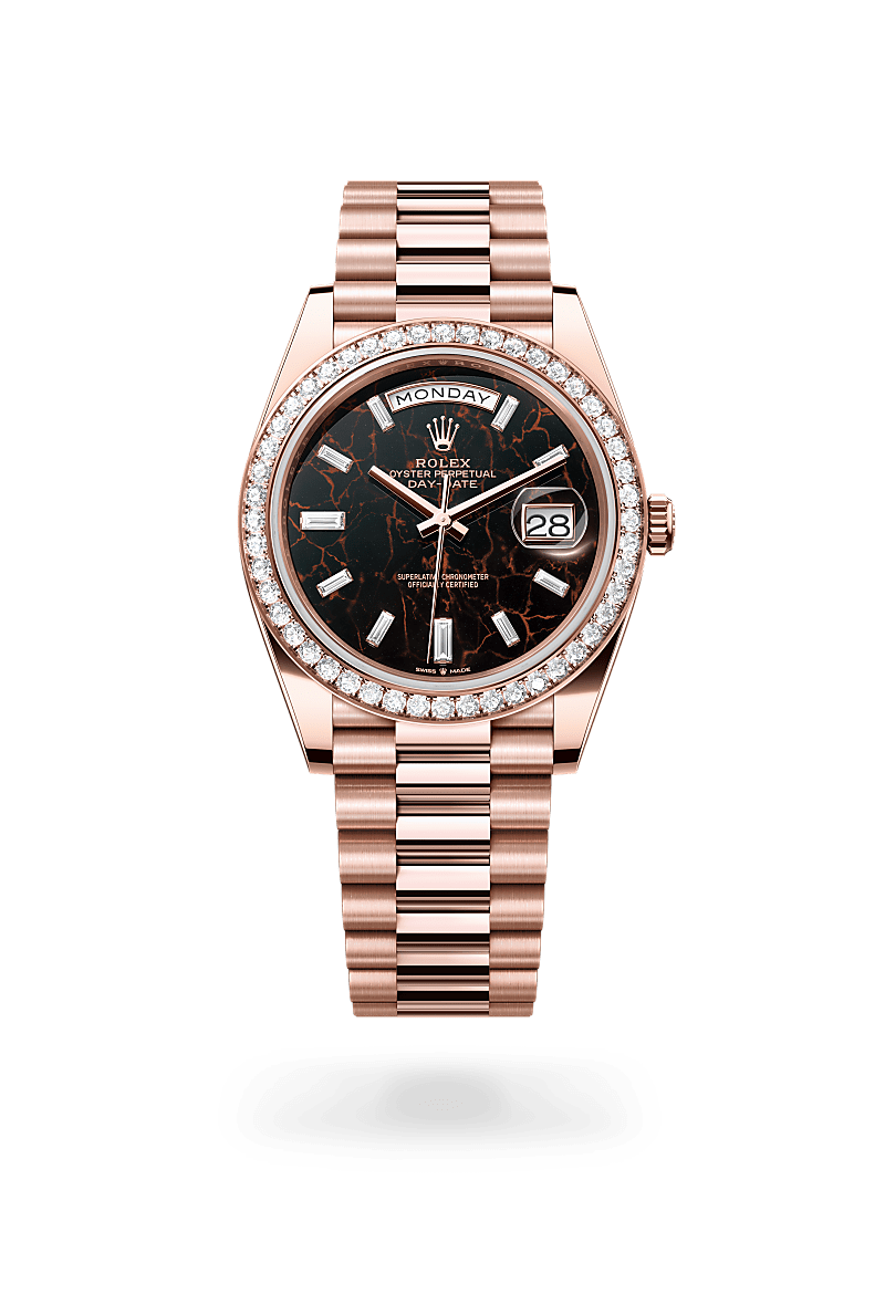 Rolex Day-Date 40 in 18 Karat Everose-Gold, m228345rbr-0016 
