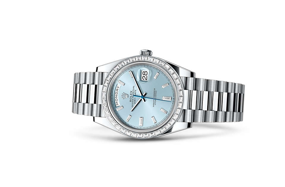 Rolex Day‑Date 40 in Platin, M228396TBR-0002 | Juwelier Wempe 