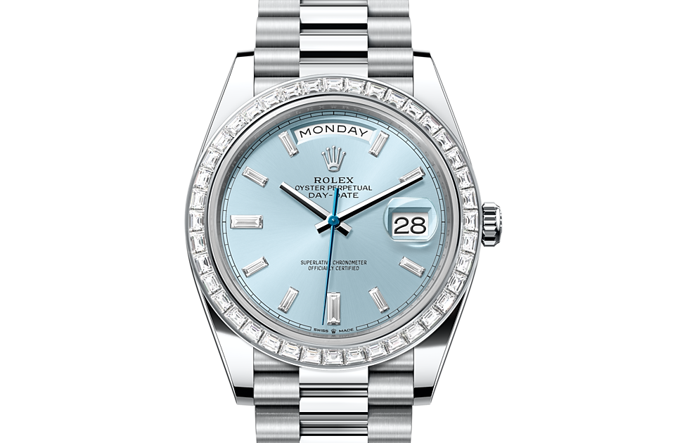 Rolex Day‑Date 40 in Platin, M228396TBR-0002 | Juwelier Wempe