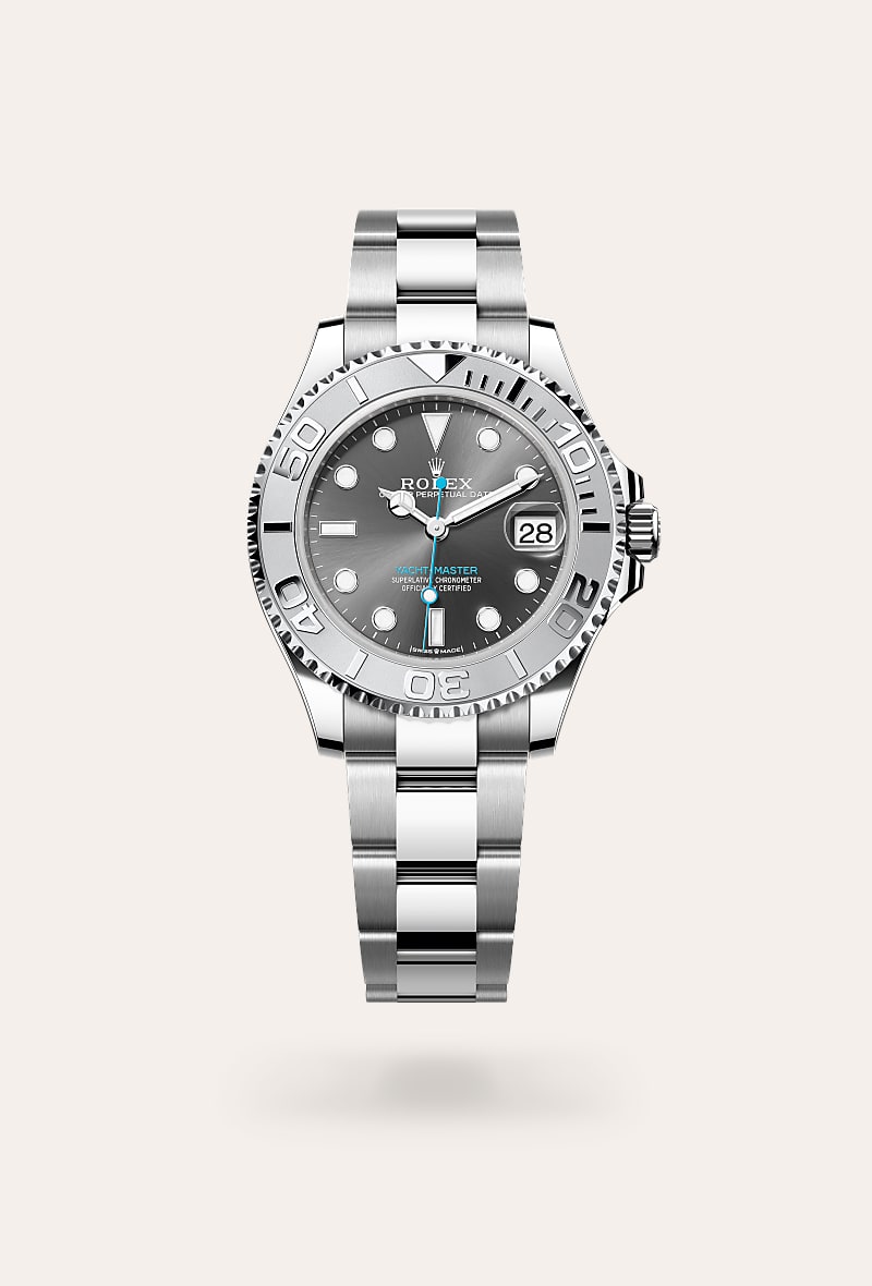 Rolex Yacht-Master 37 in Rolesium (Kombination aus Edelstahl 