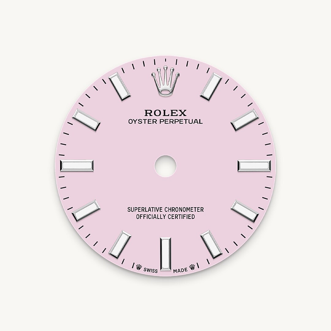 Zifferblatt in Candy pink