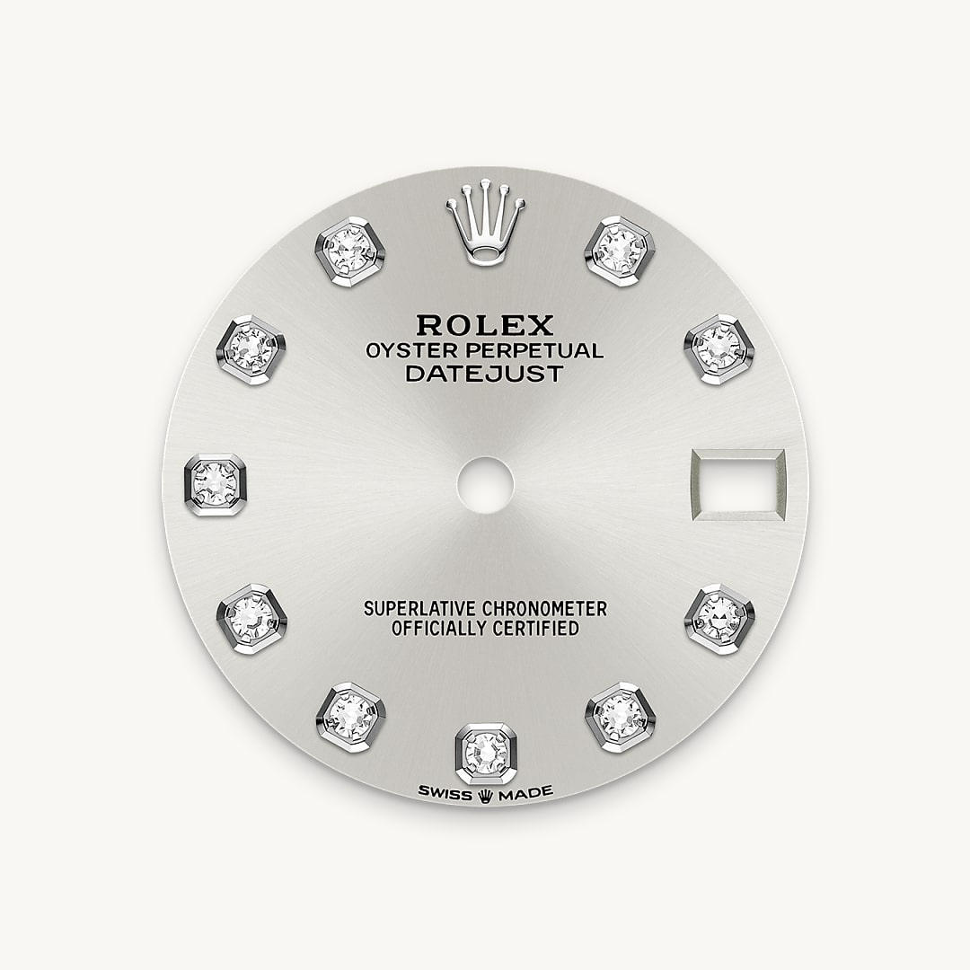Silver dial
