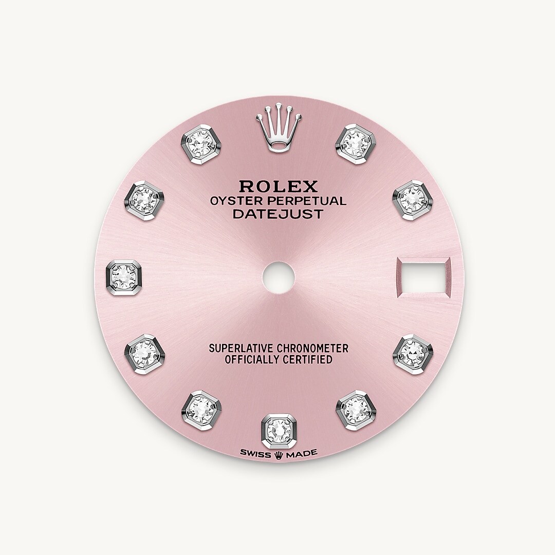 Roséfarbenes Zifferblatt