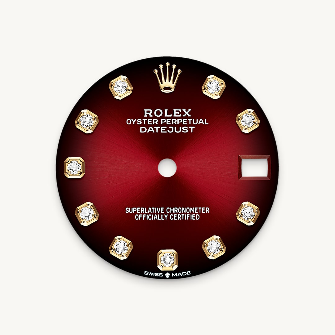 Red ombré dial