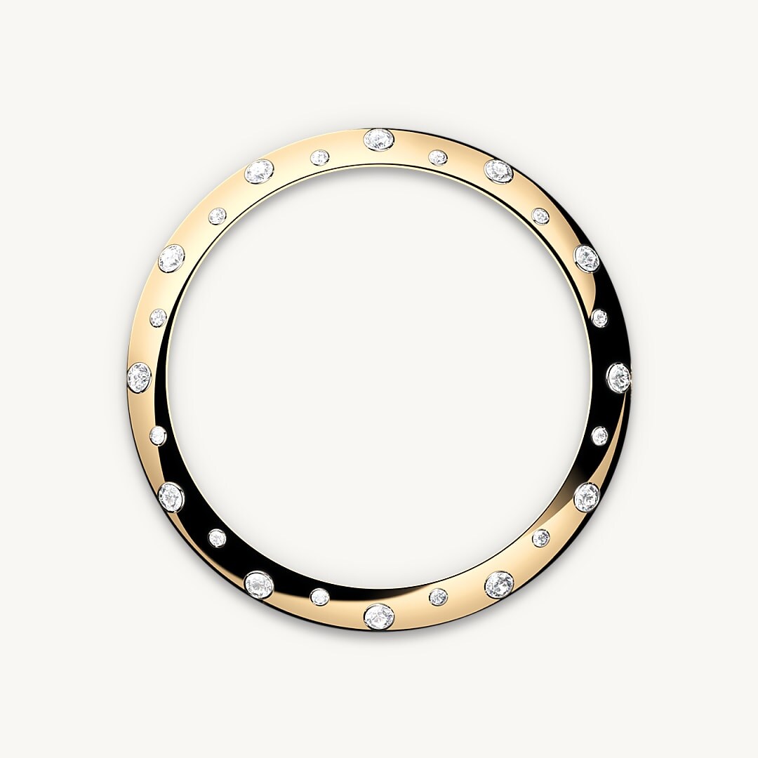 Diamantbesetzte Lünette