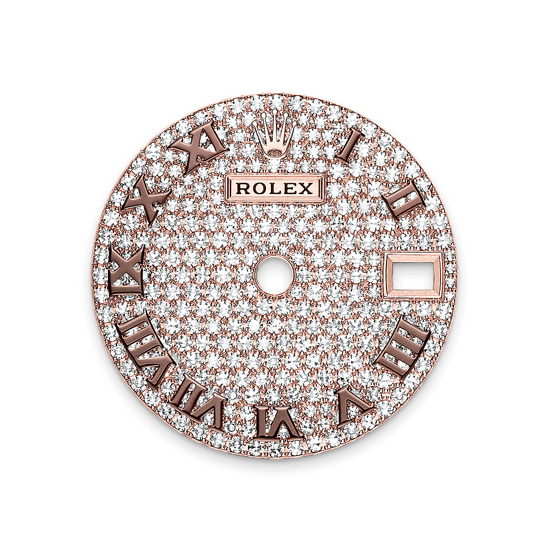Cadran pavé de diamants