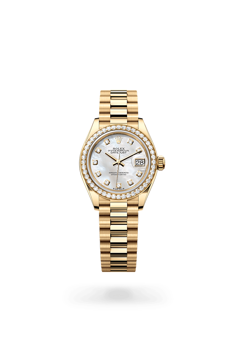 Rolex Lady-Datejust in 18 Karat Gelbgold, m279138rbr-0015 