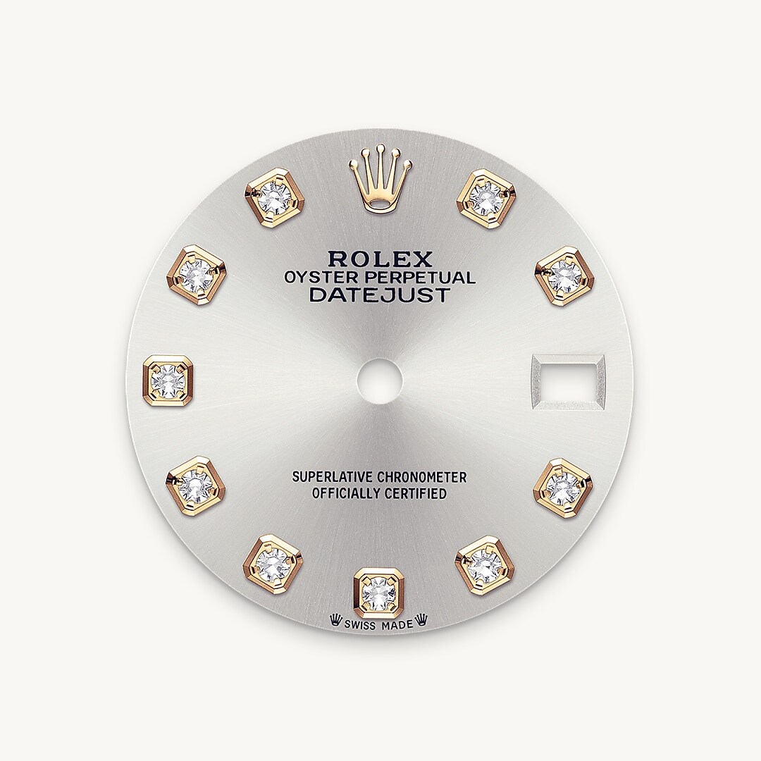 Silbernes Zifferblatt