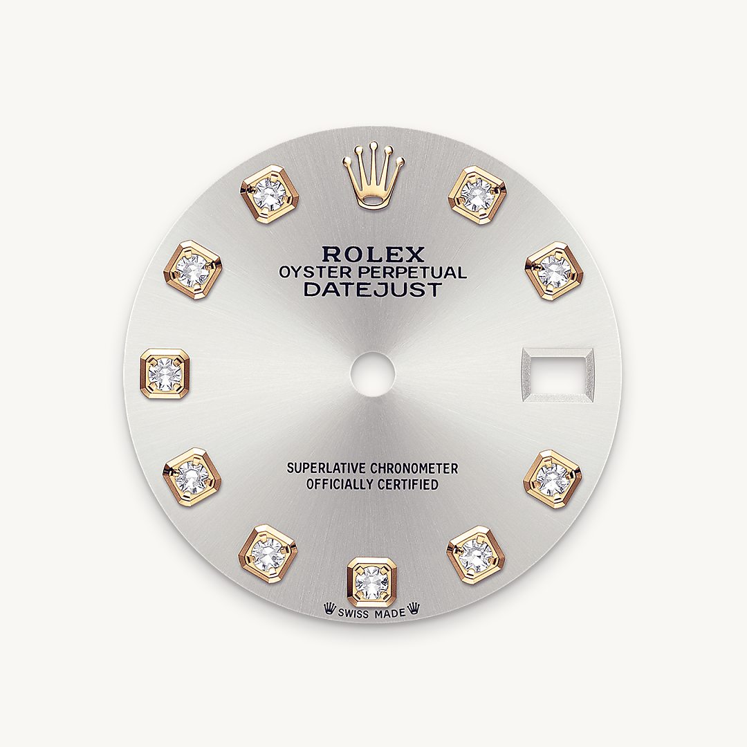 Silver dial