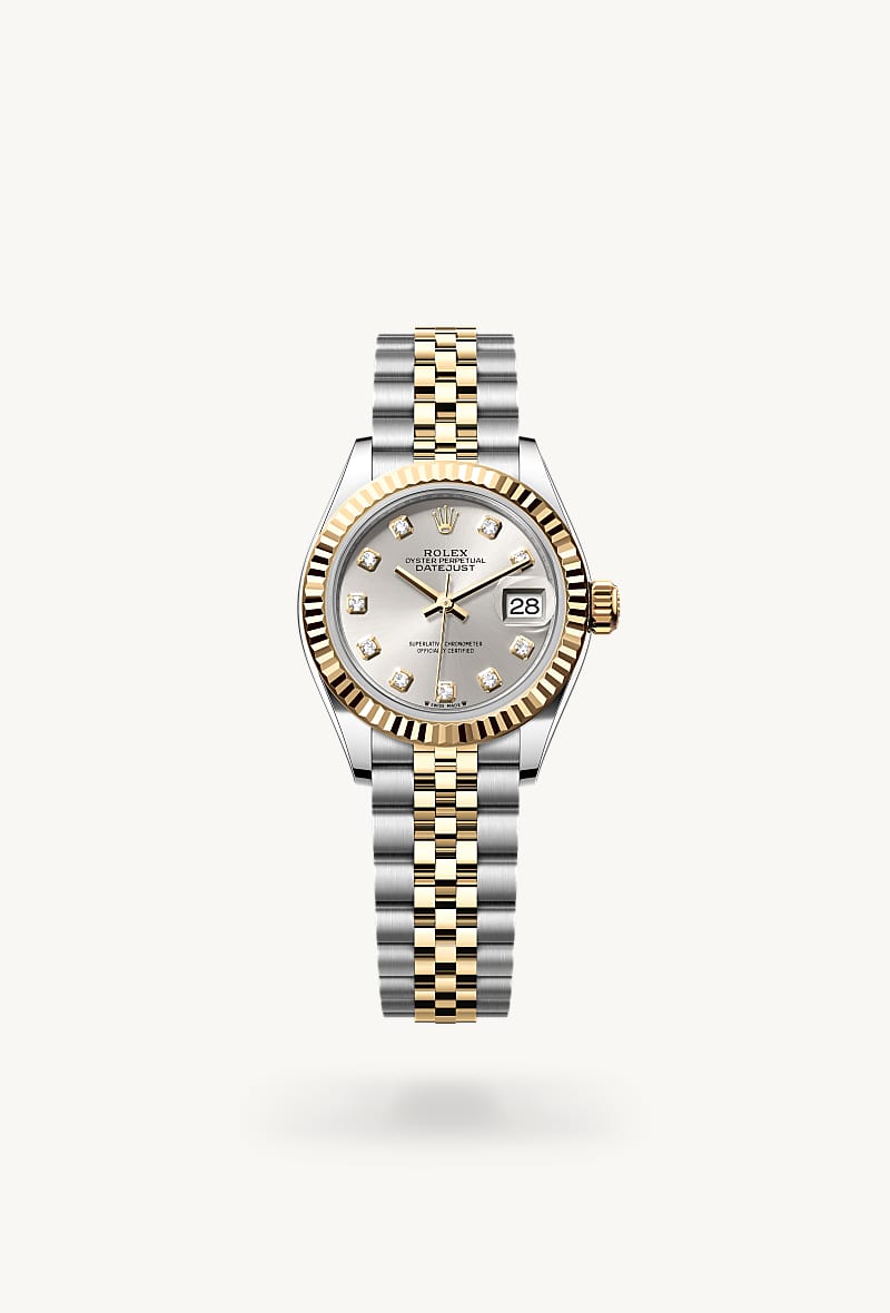 Rolex Lady-Datejust in Rolesor gelb (Kombination aus Edelstahl