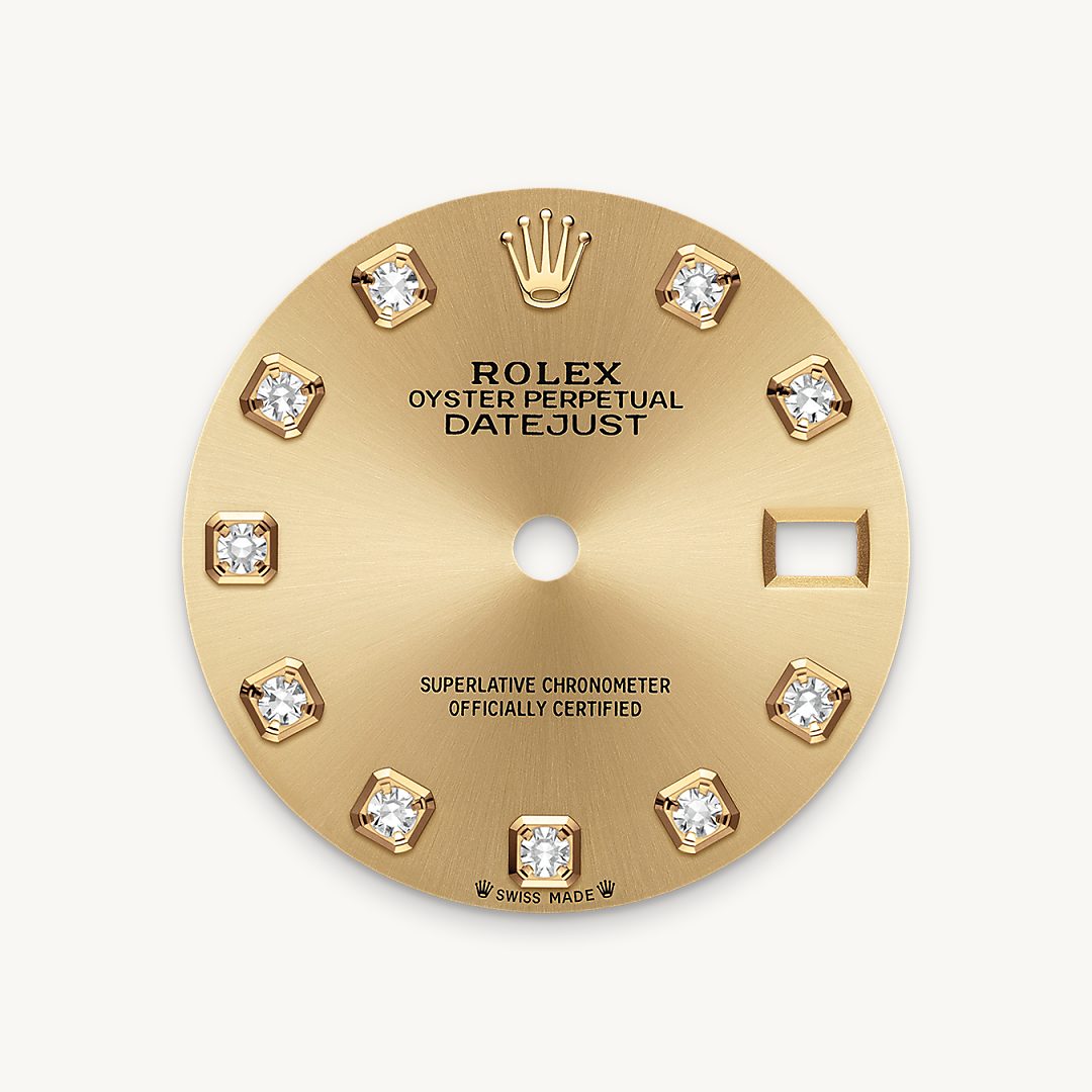 Champagne-colour dial