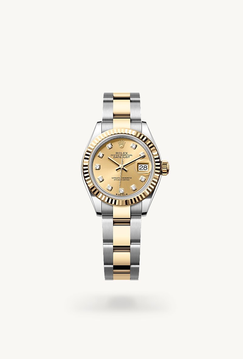 Rolex Lady-Datejust in Rolesor gelb (Kombination aus Edelstahl
