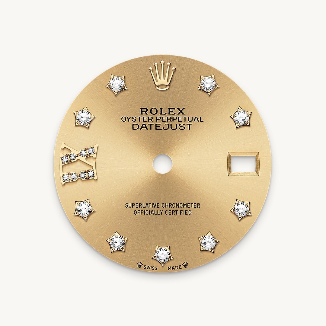 Champagne-colour dial