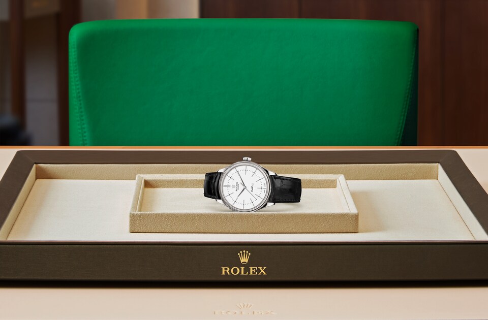 rolex cellini time white gold