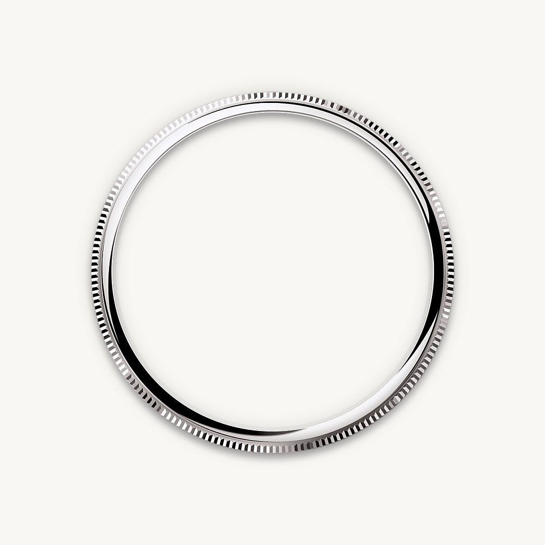 Domed and fluted bezel