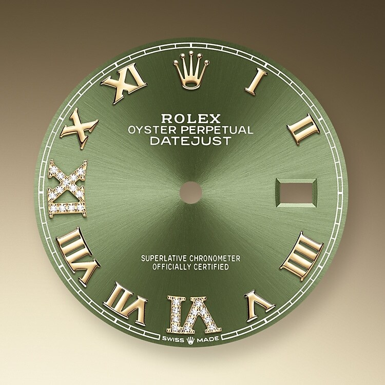 Der Radialschliff auf den Rolex Zifferblättern ist in der Uhrmacherei ein bevorzugtes Verfahren, um Farbe mit einem intensiven Metallton auf das Zifferblatt aufzubringen, wie es bei Silbergrau, Rhodium und Ruthenium der Fall ist.