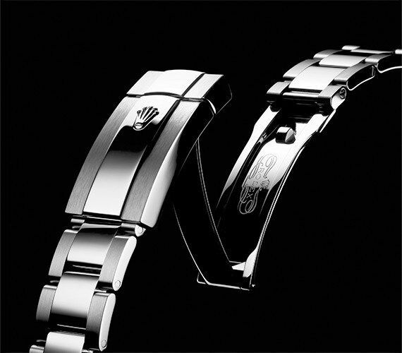 Verschluss und Armband einer Oyster Perpetual
