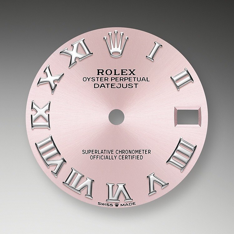 The dial is the distinctive face of a Rolex watch, the feature most responsible for its identity and readability. Characterised by hour markers fashioned from gold to prevent tarnishing, every Rolex dial is designed and manufactured in-house, largely by hand to ensure perfection.