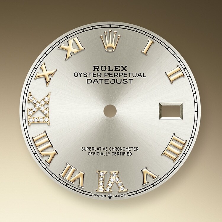 Der Radialschliff auf den Rolex Zifferblättern ist in der Uhrmacherei ein bevorzugtes Verfahren, um Farbe mit einem intensiven Metallton auf das Zifferblatt aufzubringen, wie es bei Silbergrau, Rhodium und Ruthenium der Fall ist.