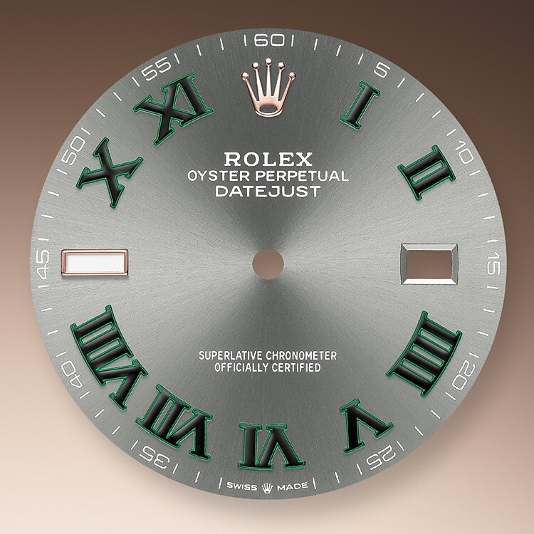 Le cadran confère aux montres Rolex leur apparence caractéristique : il est le premier garant de leur identité et de leur lisibilité. Reconnaissables à leurs index des heures, fabriqués en or afin de ne jamais ternir, tous les cadrans Rolex sont mis au point et fabriqués en interne, en grande partie à la main pour un résultat parfait.