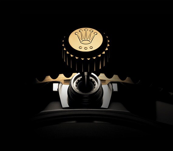 Aufzugskrone der Rolex Submariner