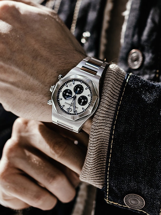 girard perregaux laureato 38mm chronograph