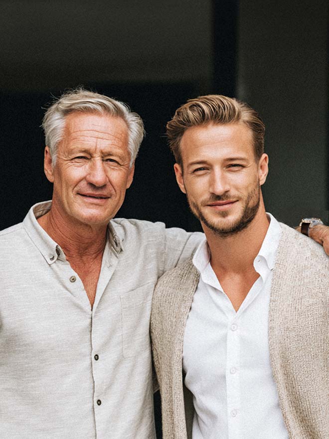 Father and son