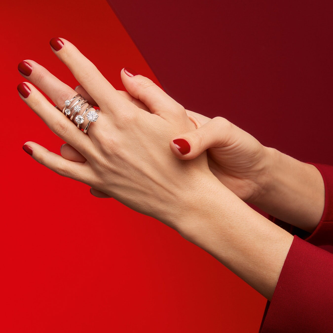 Bague D&G (Dolce & Gabbana) Taille 52 En Acier Et Strass - Neuf Sans Emballage, Brillante Et Moderne