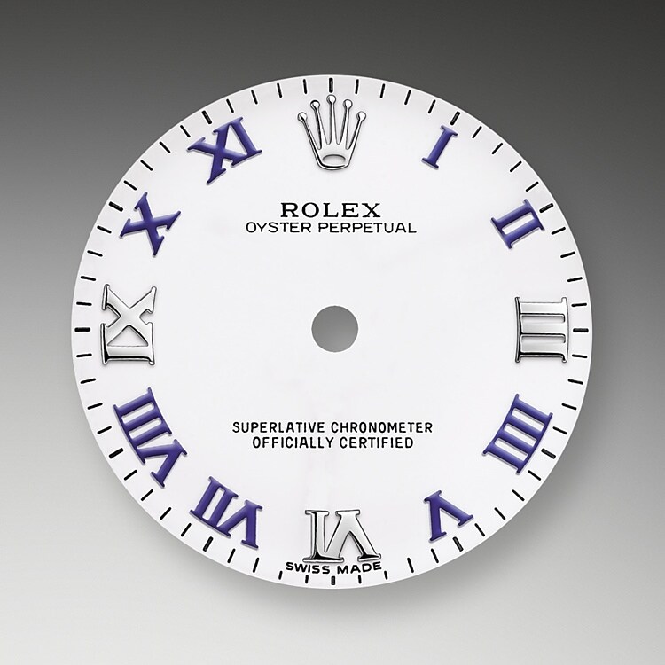 Das Zifferblatt verleiht einer Rolex Armbanduhr ein Gesicht sowie eine eigene Identität und sorgt überdies für perfekte Ablesbarkeit.