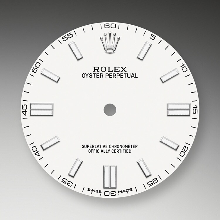 Das Zifferblatt verleiht einer Rolex Armbanduhr ein Gesicht sowie eine eigene Identität und sorgt überdies für perfekte Ablesbarkeit.