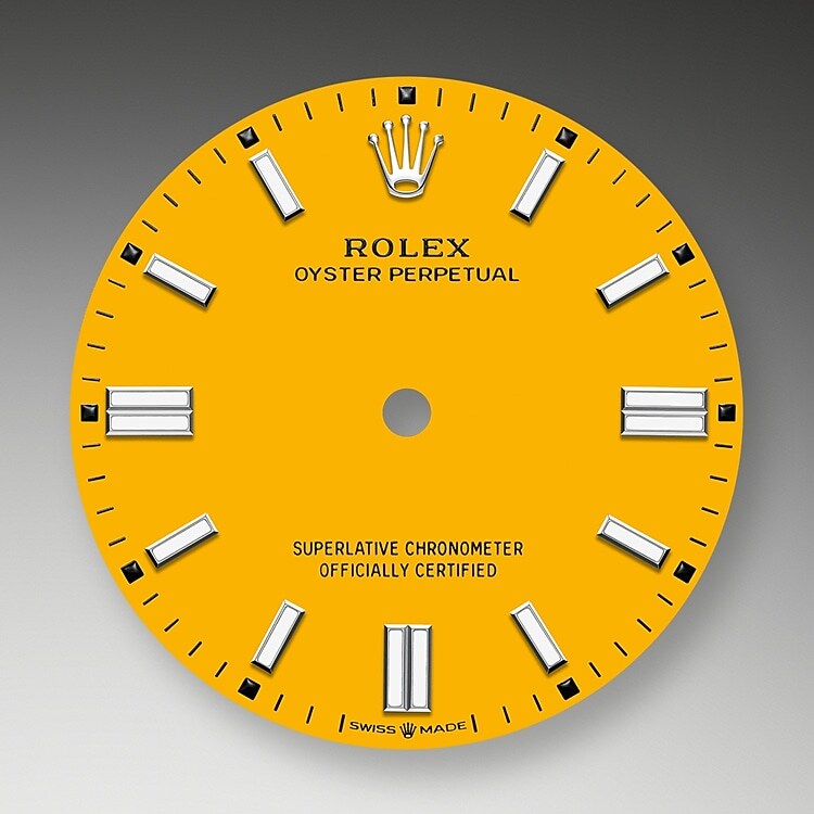 Das Zifferblatt verleiht einer Rolex Armbanduhr ein Gesicht sowie eine eigene Identität und sorgt überdies für perfekte Ablesbarkeit.